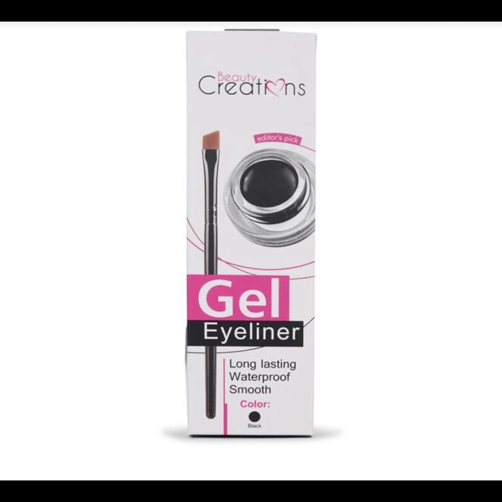 Black waterproof eyeliner by beauty creations